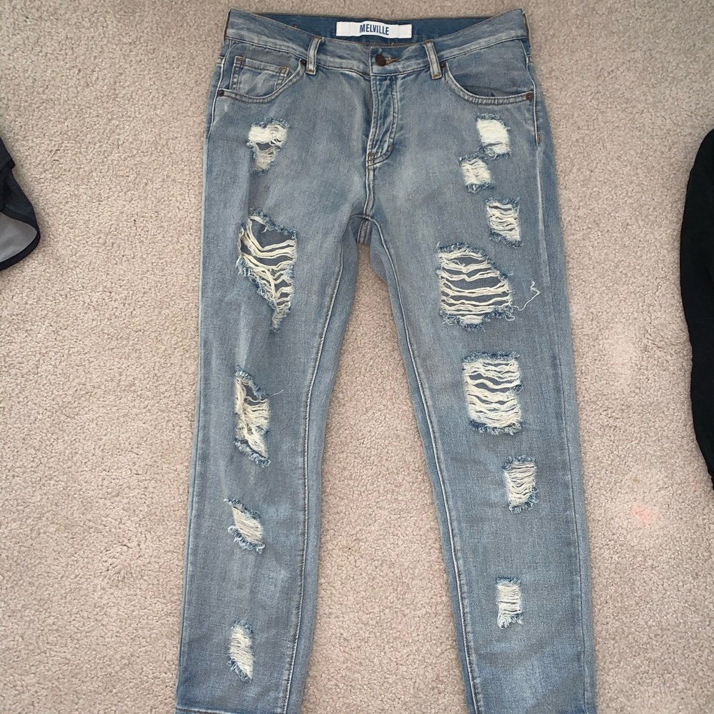 Brandy Melville ripped jeans
